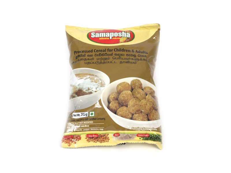 Cereals for children and adults SAMAPOSHA 200g, CBL, Sri Lanka