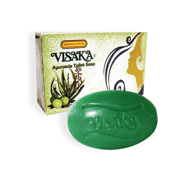 Soap for hair "Visaka" Ayur 75g SIDDHALEPA, Sri Lanka
