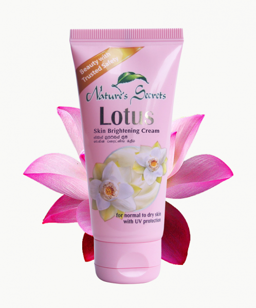 Whitening cream for the face with Lotus 50ml, Natures Secrets, Sri Lanka