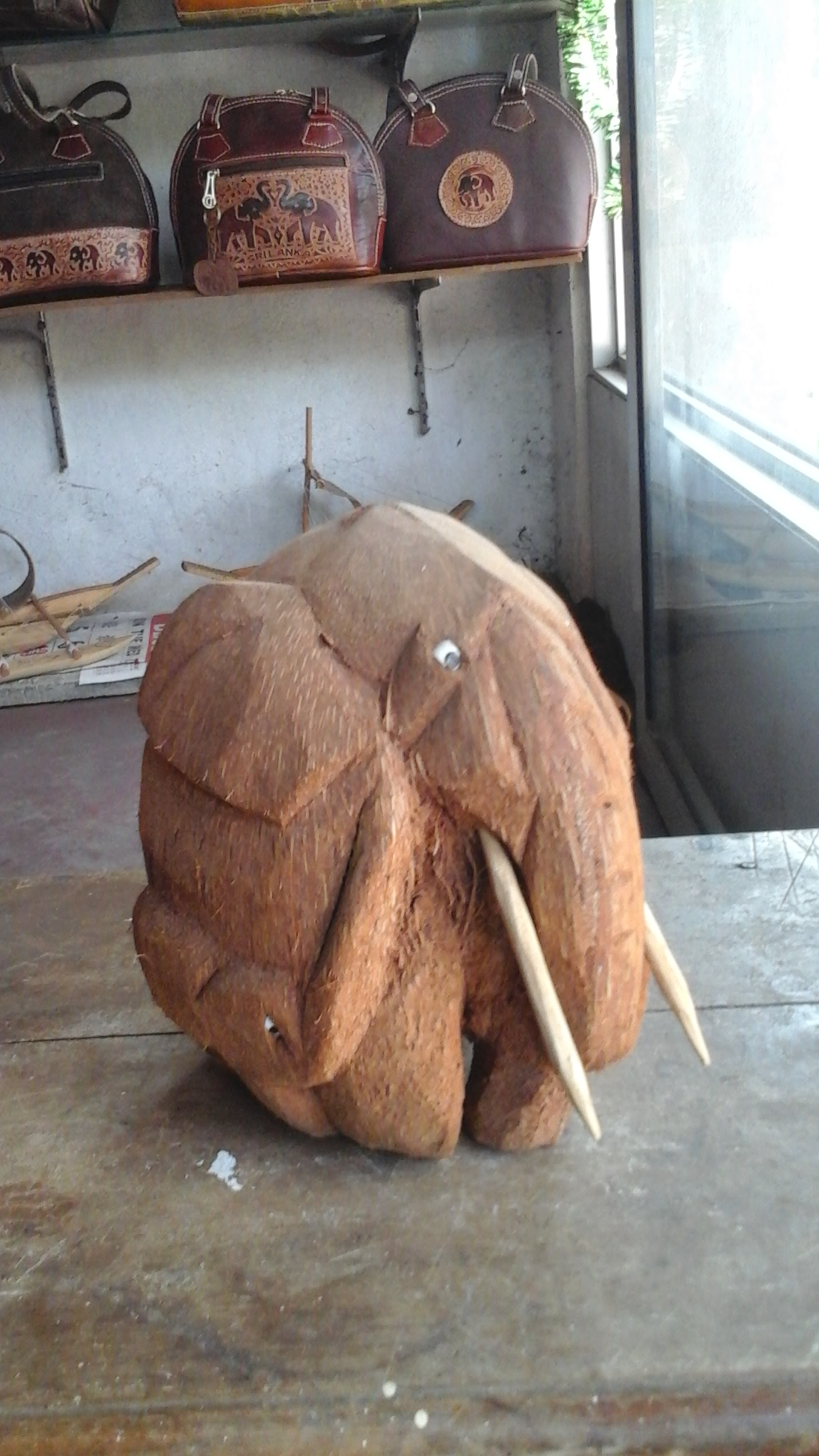 Souvenir from coconut, Sri Lanka