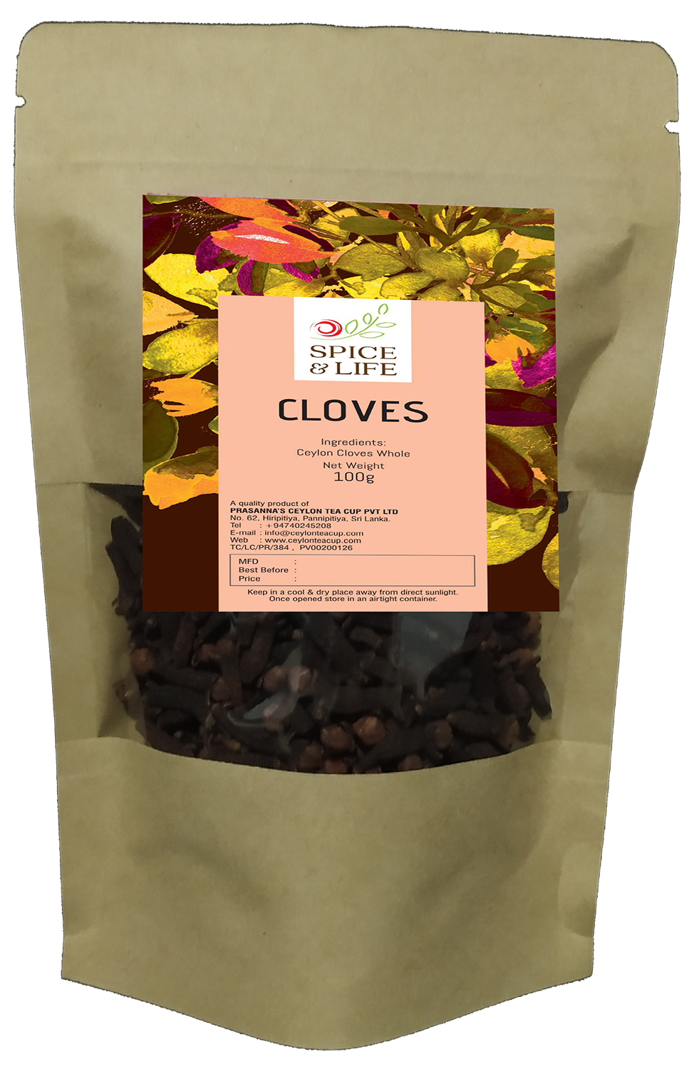 Cloves Whole 100 gr. Sri Lanka