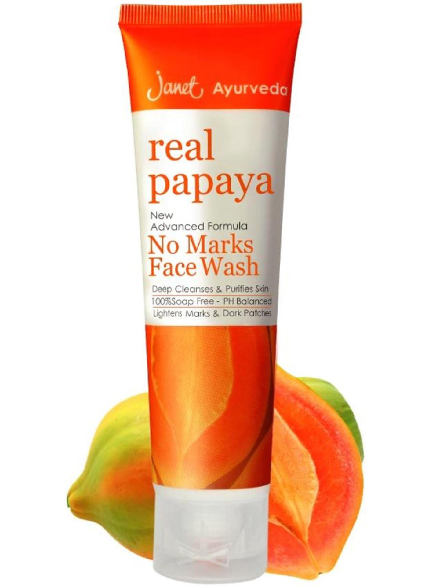 Real Papaya No Marks Face Wash