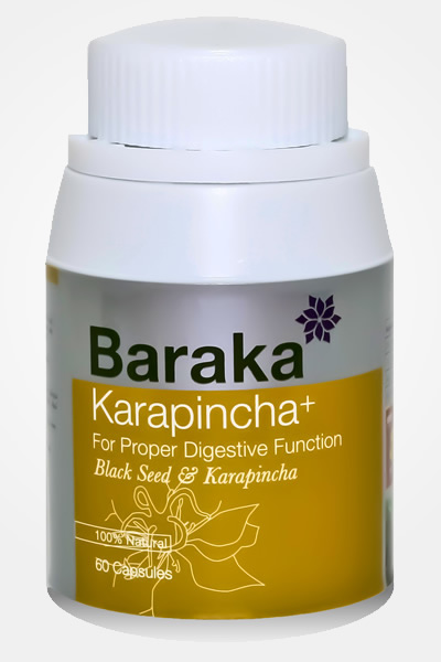 Anti-inflammatory capsules "Baraka" Karapincha +, 60 capsules, Sri Lanka (p)