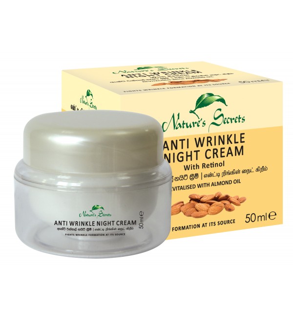 Anti-wrinkle Night Cream 50 ml, Nature's Secrets, Sri Lanka