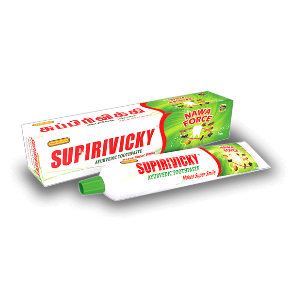 Toothpaste "Supirivicky" Ayur 110 g, SIDDHALEPA, Sri Lanka