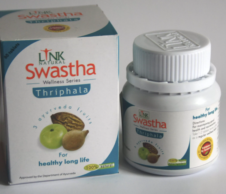 TRIPHALA (Triphala) SWASTHA complex based on fruit, Link Natural, Sri Lanka