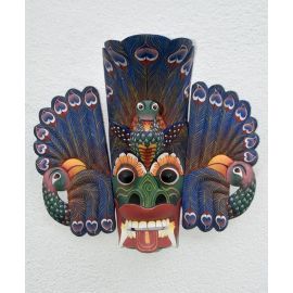 Masks made of hand-made wood 10 inches, Sri Lanka