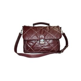 Bag made of Buffalo leather GM 005, Color :Burgundy / Brown / Black, CL Products, Sri Lanka