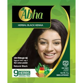 Abha Herbal Black Henna Powder 10g