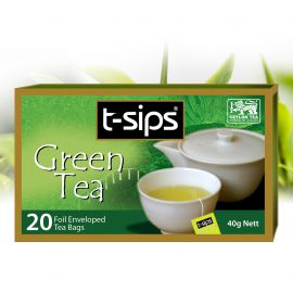 t-sips Green Tea 20 bags x 2g each